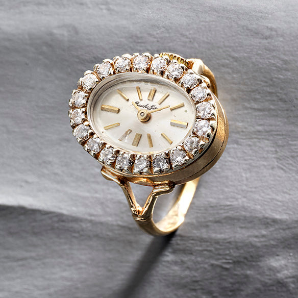 Diamond Ring Watch by Bueche Girod
